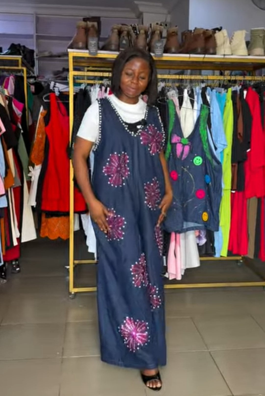 Bling Jean Jumpsuit 6009