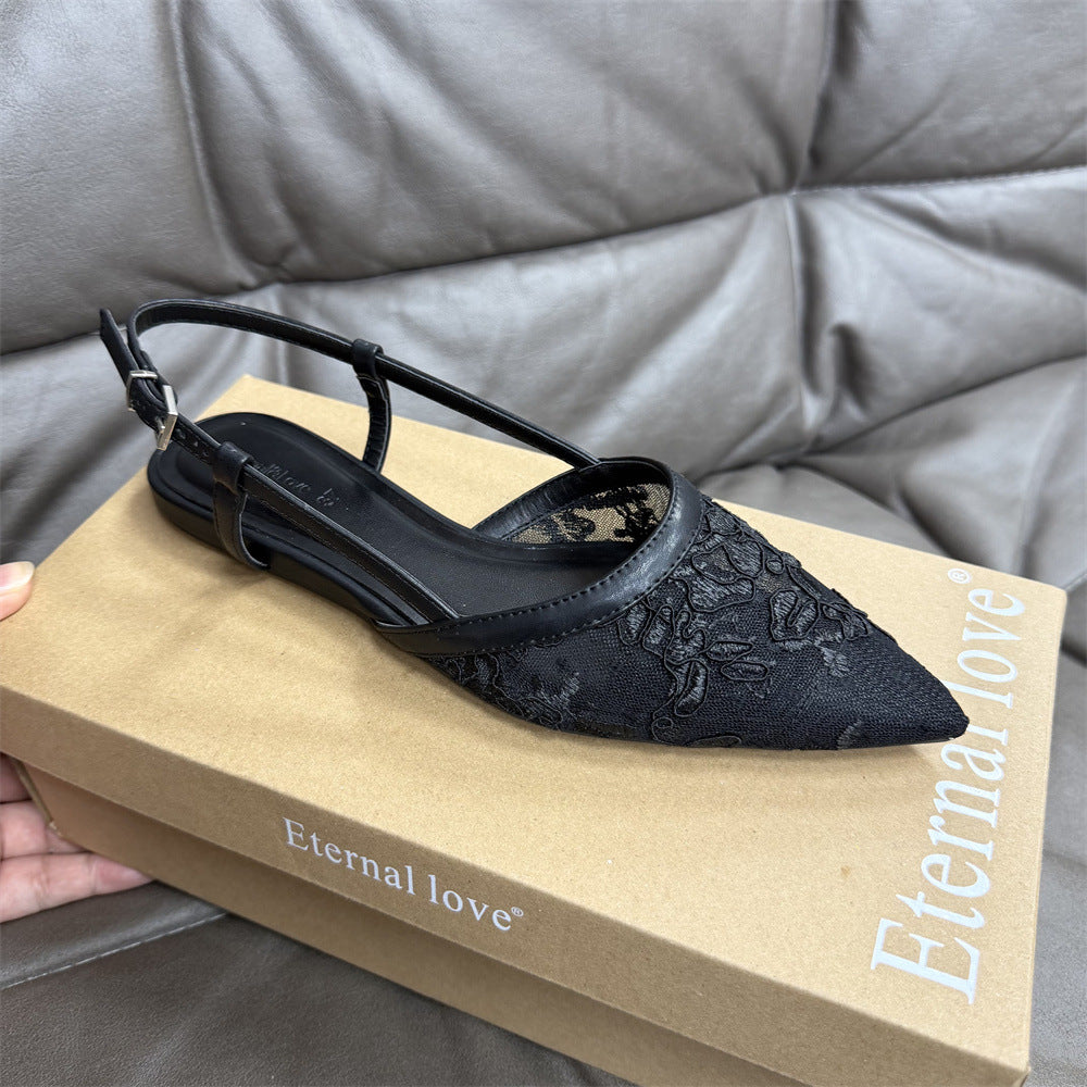 E & L Slingback Flat 148