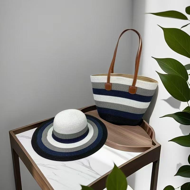 New in sun hats and bag