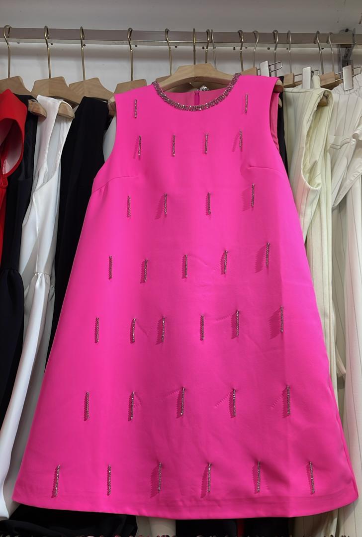 Beaded luxury dress 406