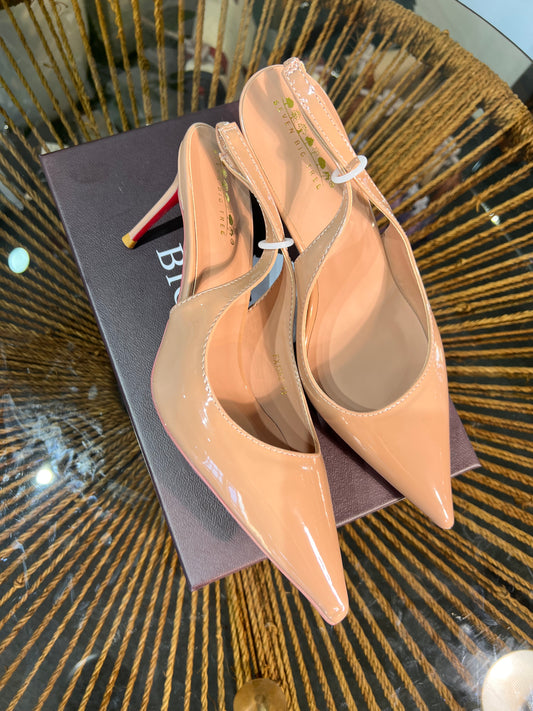 BT LEATHER SLINGBACK HEEL