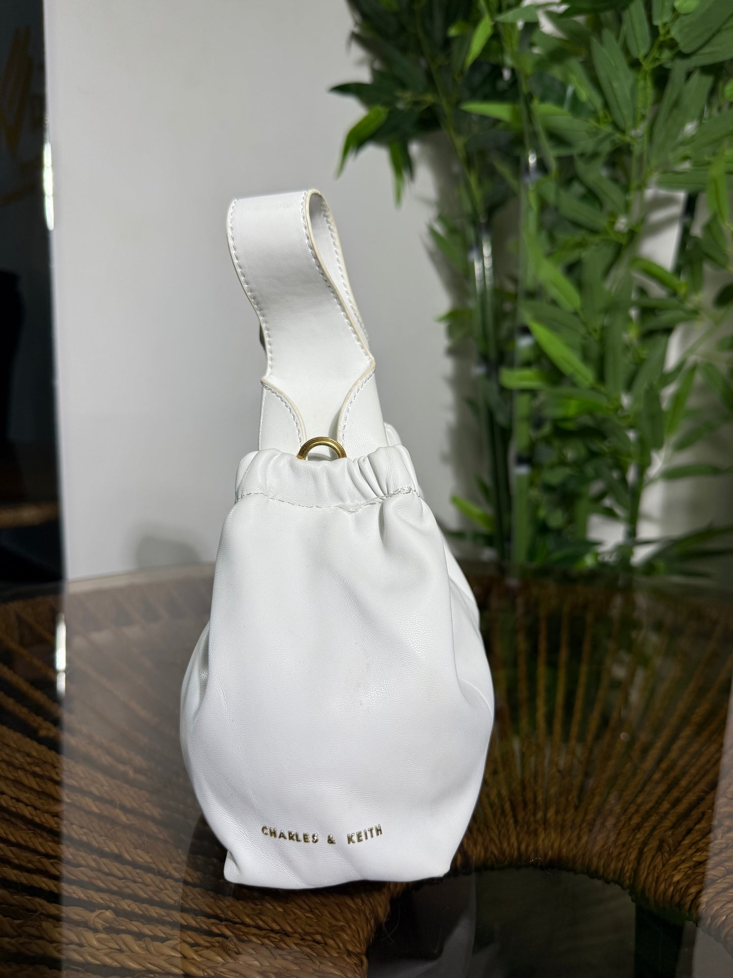 C & K White Basket Bag KEITH