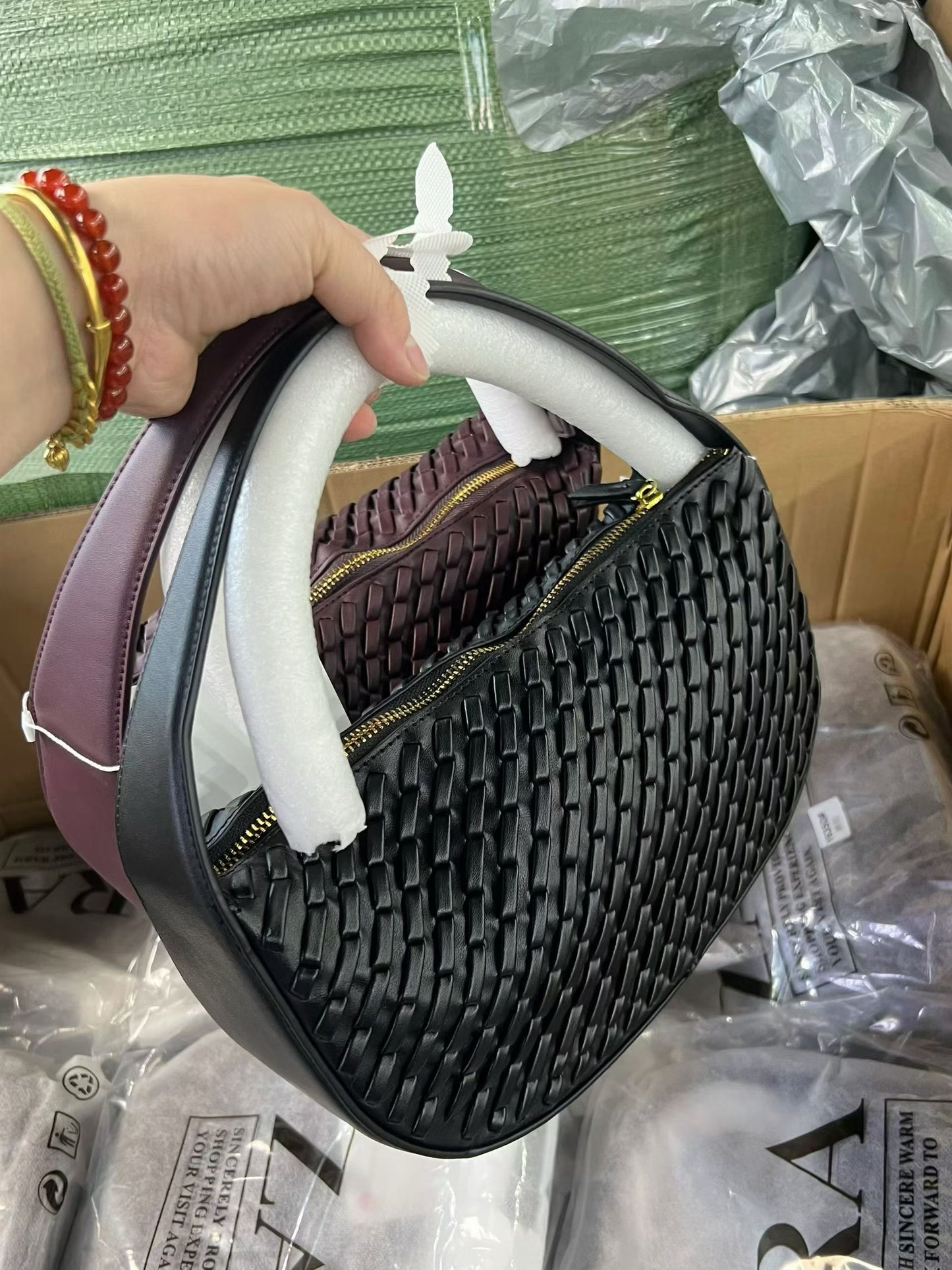 WOOVEN ZARA BAG 6312