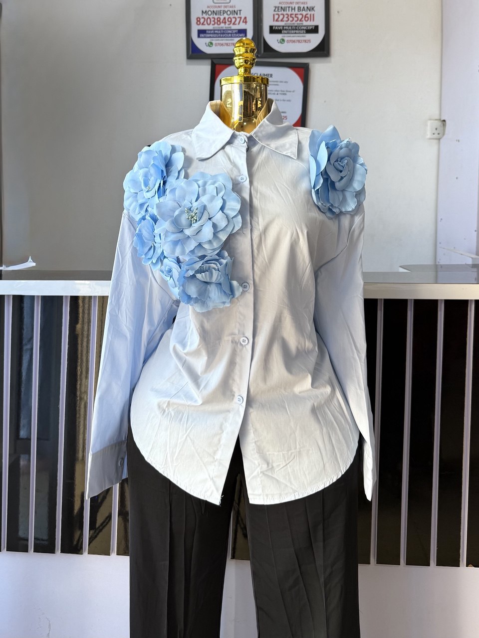 Rose Embeded Shirt 65