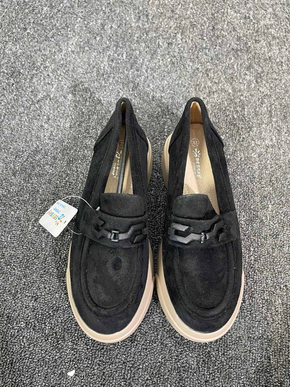 Kids Black Shoe 0238