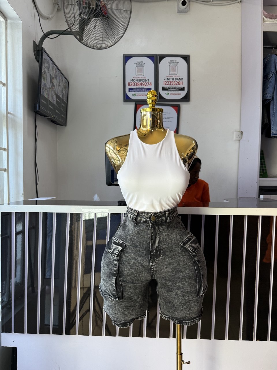 Cargo Jean Short 0066