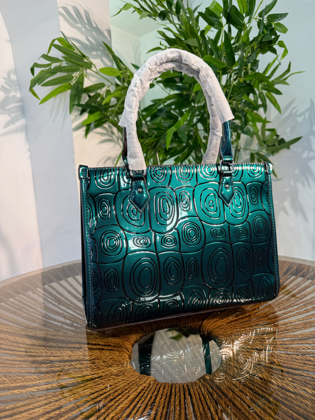 THE METALLIC SWIRL BAG
