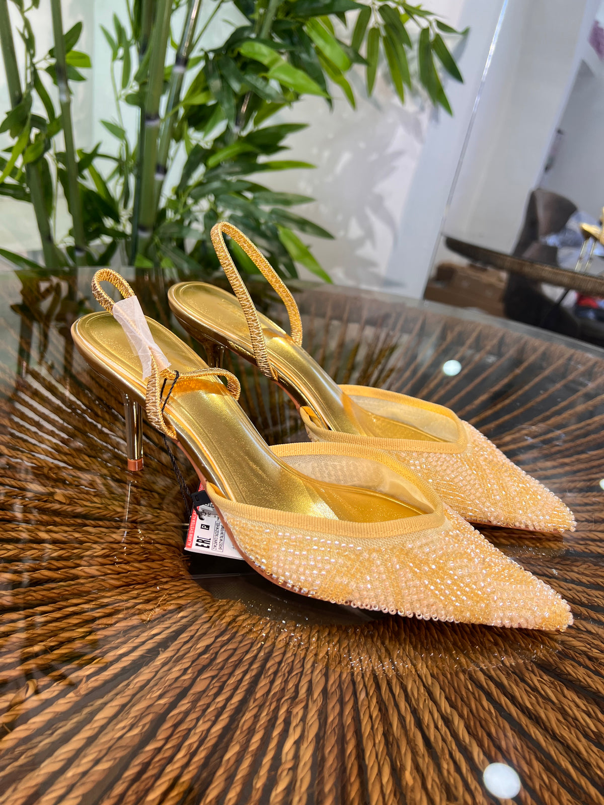 ZARA ROYAL BEAD HEEL