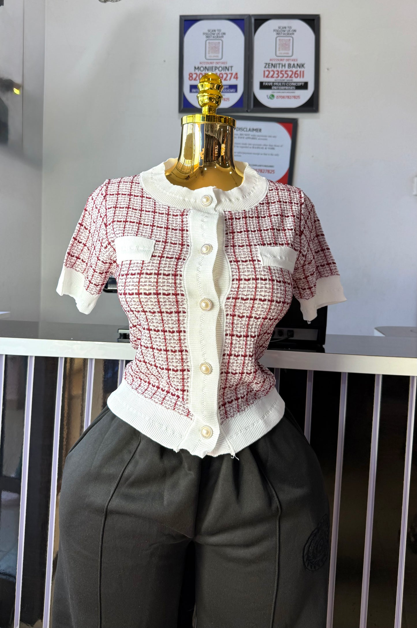 Knitted Button Top 2002