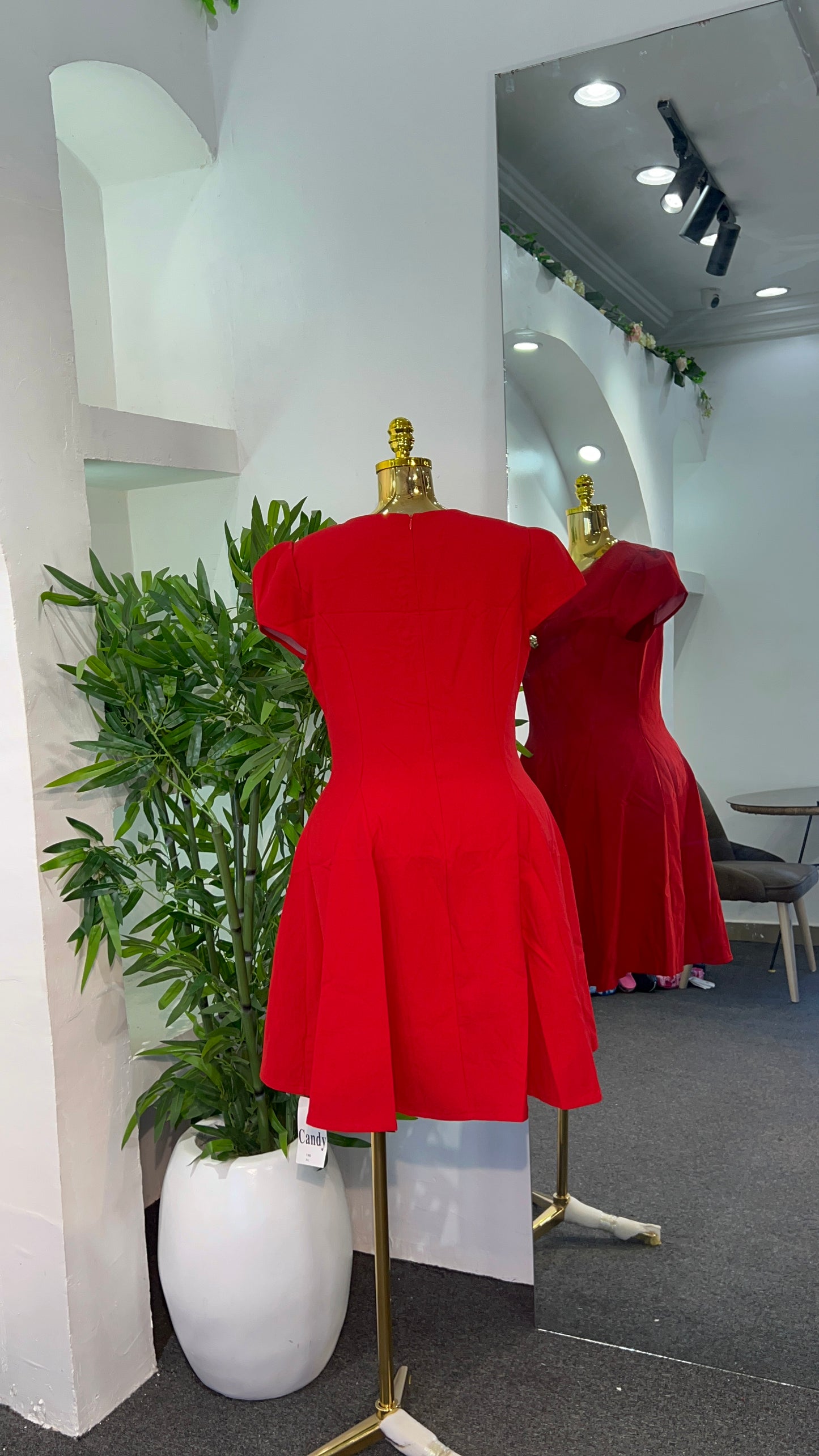 Cand 3 Tiny Button Dress