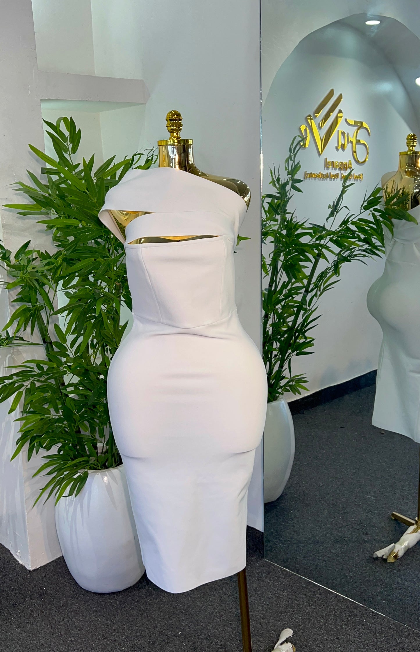 SOPHISTICATED BANDAGE DRESS