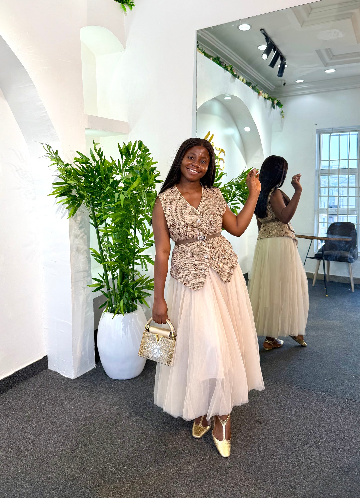 WAISTCOAT 2 PIECE SKIRT 8808