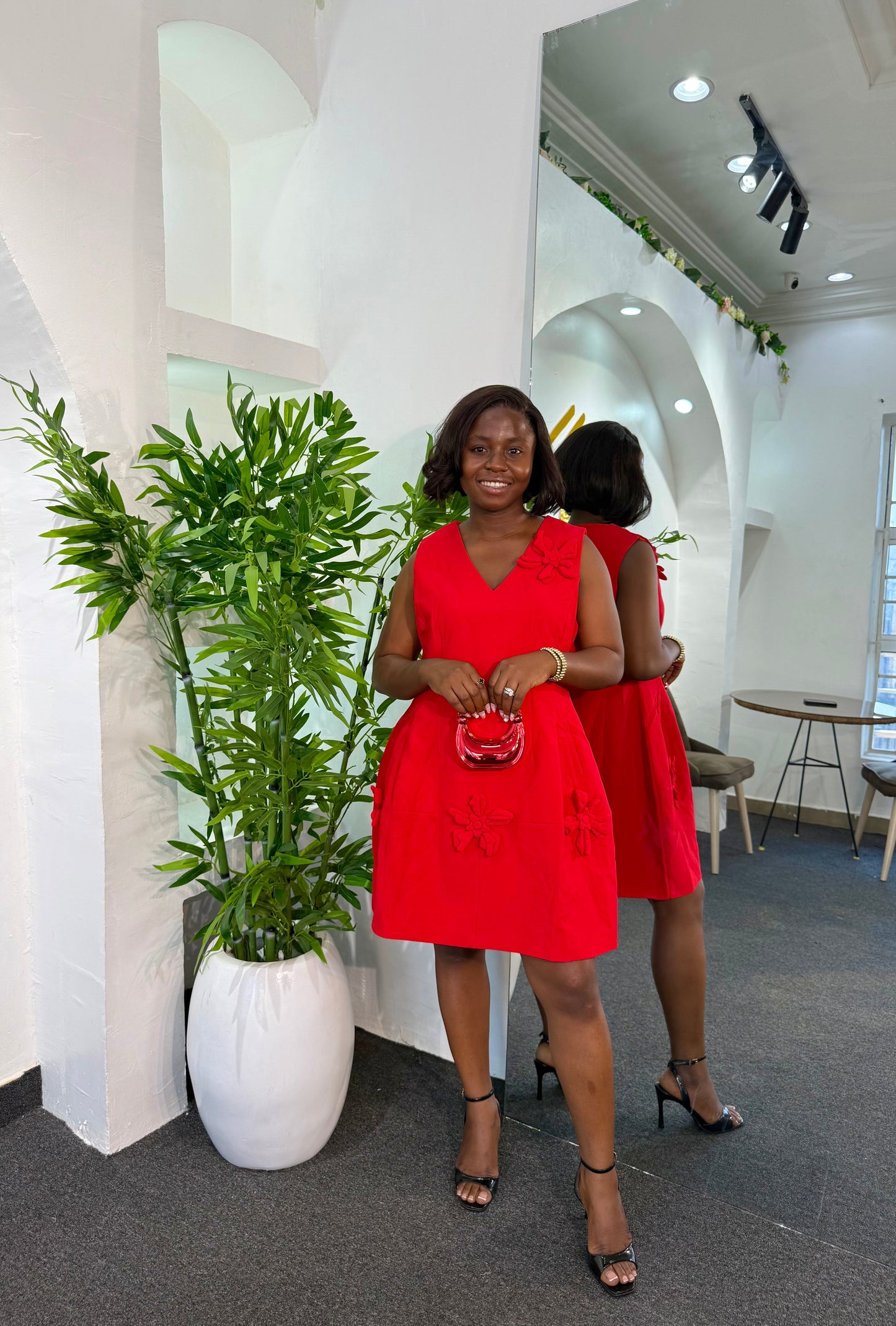 Rose Short Dress 7719