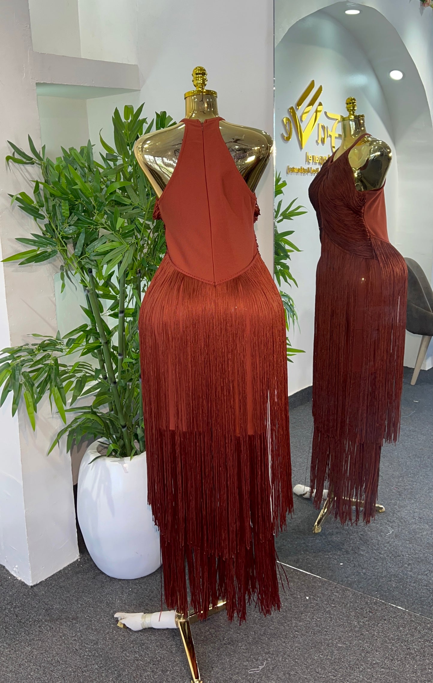 Fave Fringe Dress 8129