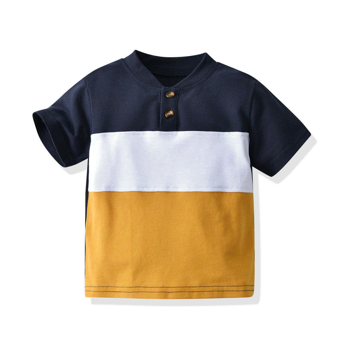 Yellow 3 Toned Polo