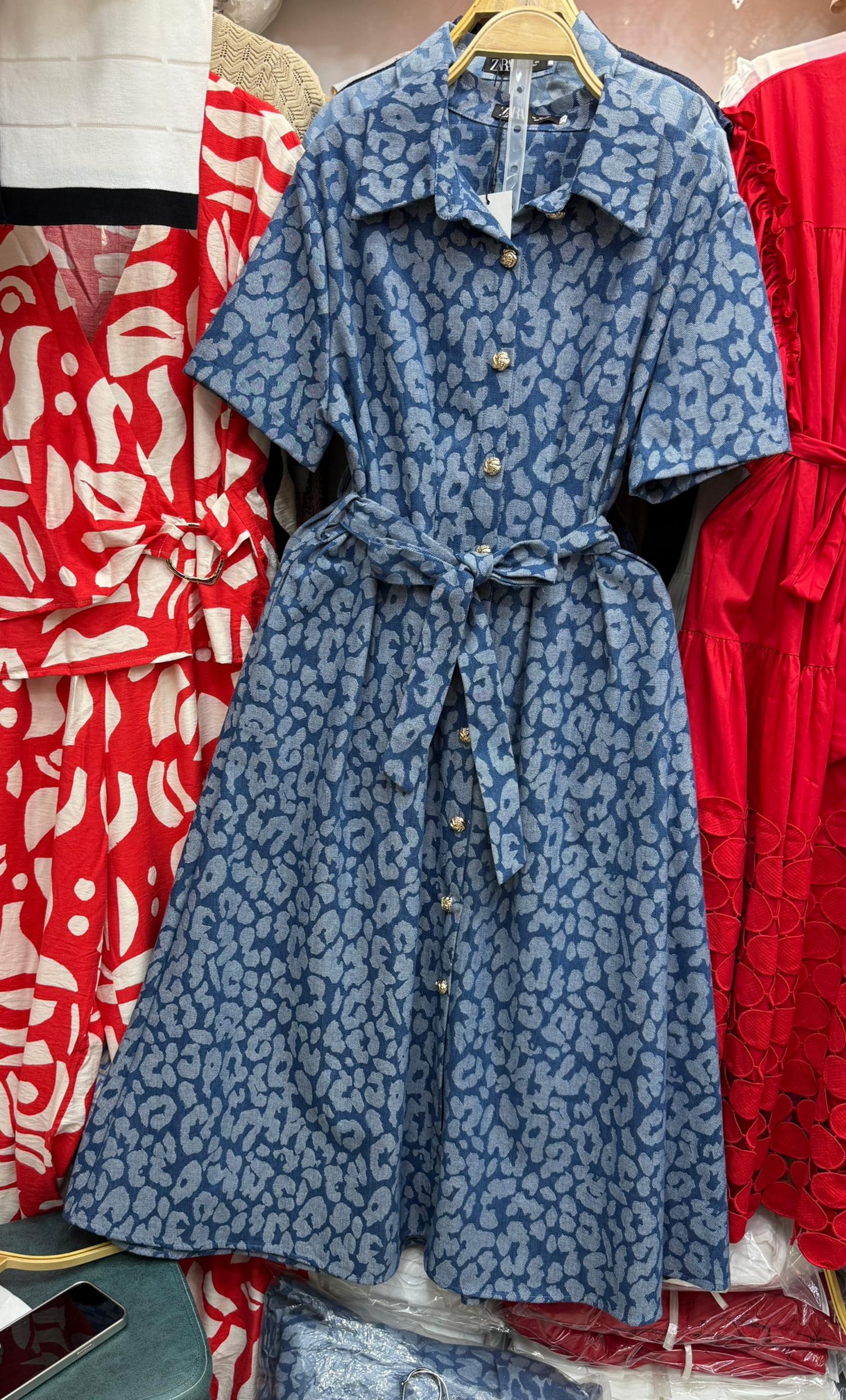 MENG DENIM DRESS 611