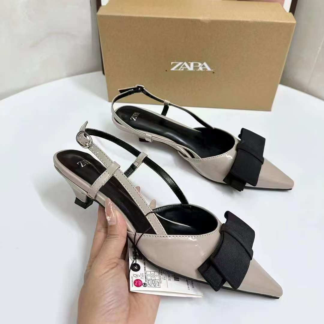 Zara Kitted Bow Heel-6176