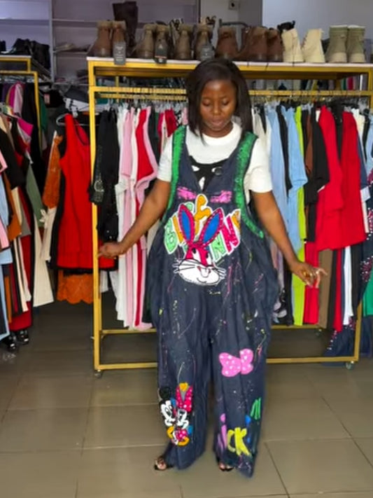 Bling Jean Jumpsuit 6009