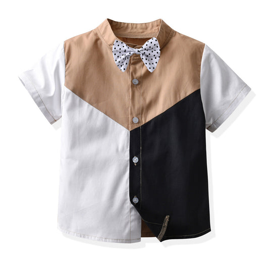 3 Toned Bow Shirt