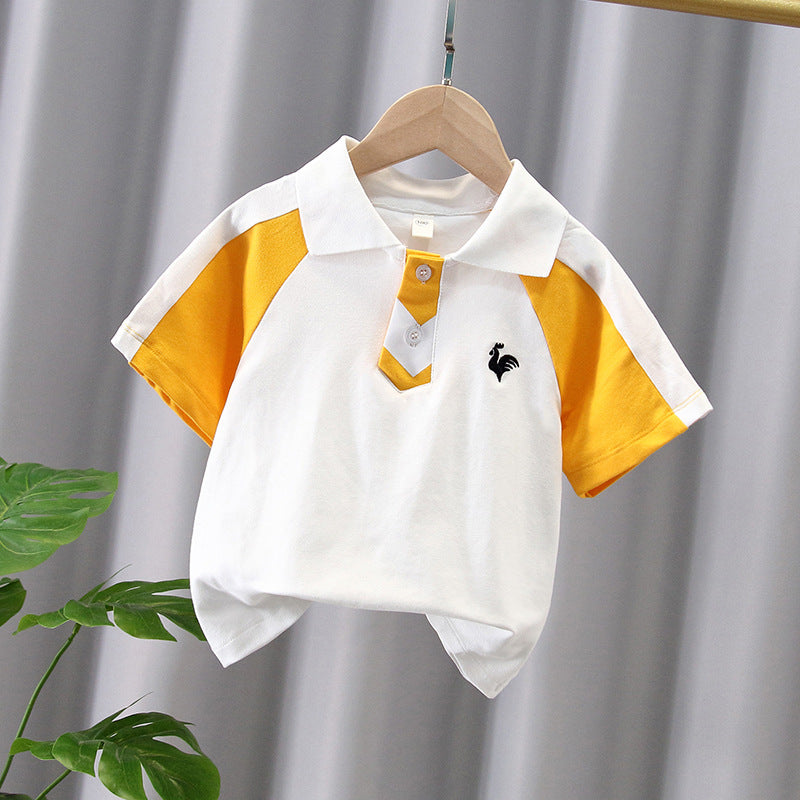 Tie Shape Boy Polo