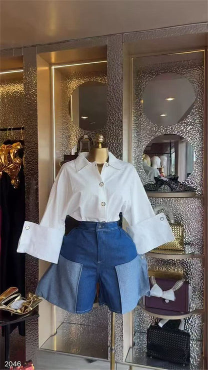 Lux Denim 2p Short 8876