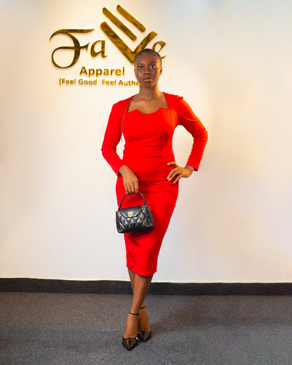 Front Point Dress 6226