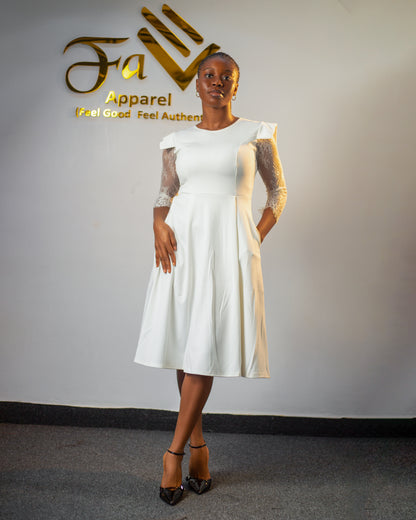 Coco Lacy Sleeves Dress