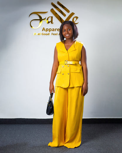 Female waist coat 2piece 7015