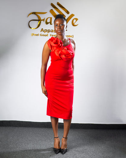 Bow Strap Dress 6393