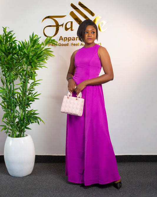 Side Pleated Dress 6351