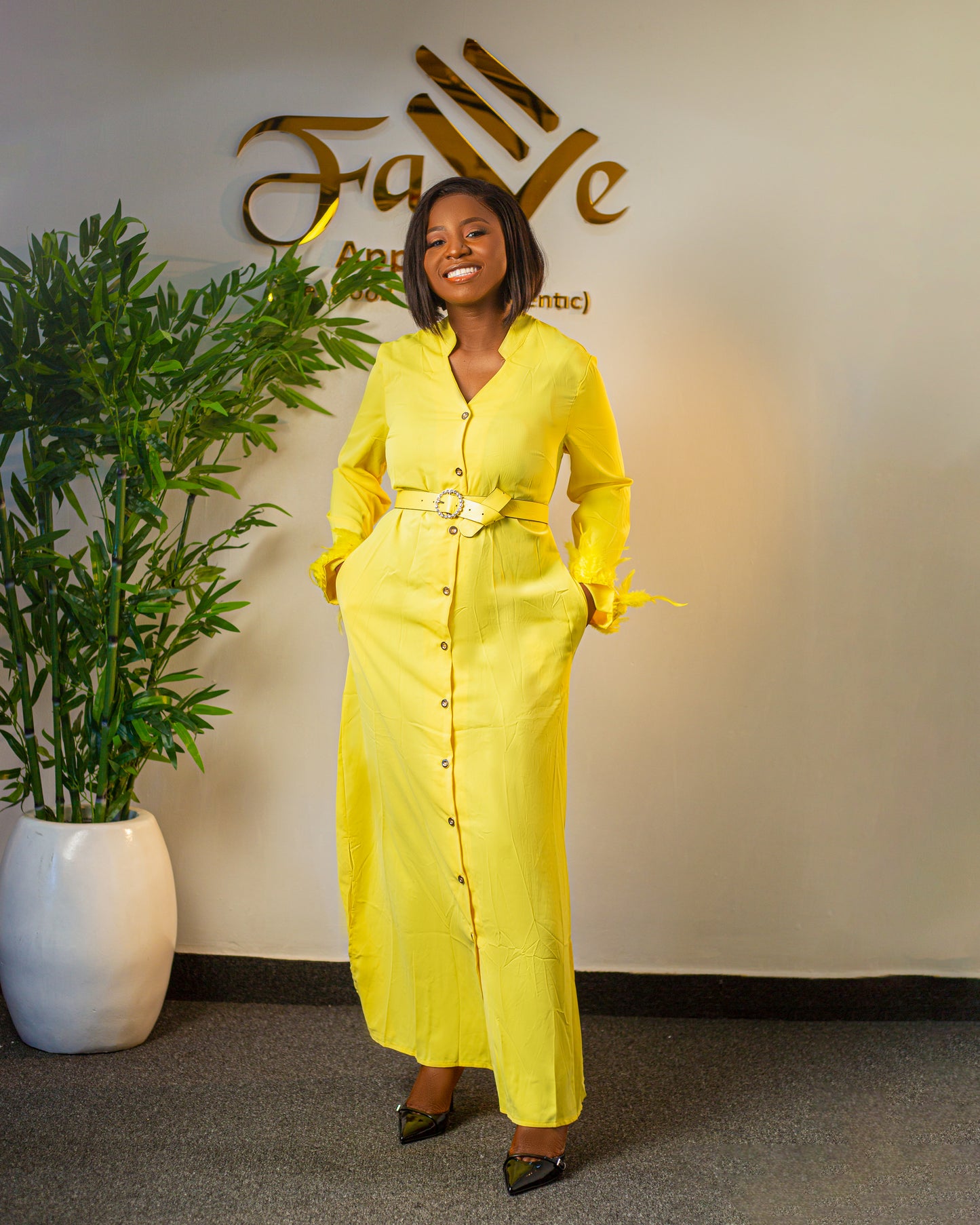 Feather SL Dress 6215