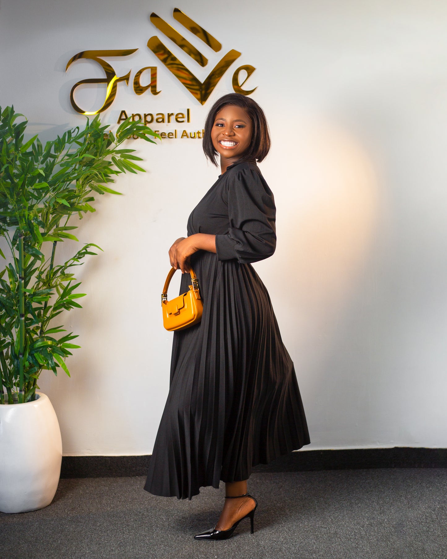 COC Pleated Dress f020