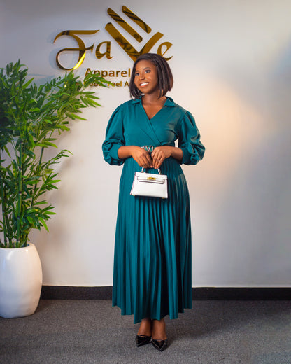 COC Pleated Dress f020