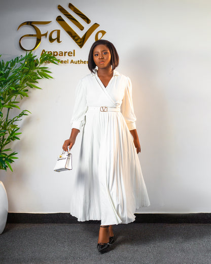 COC Pleated Dress f020