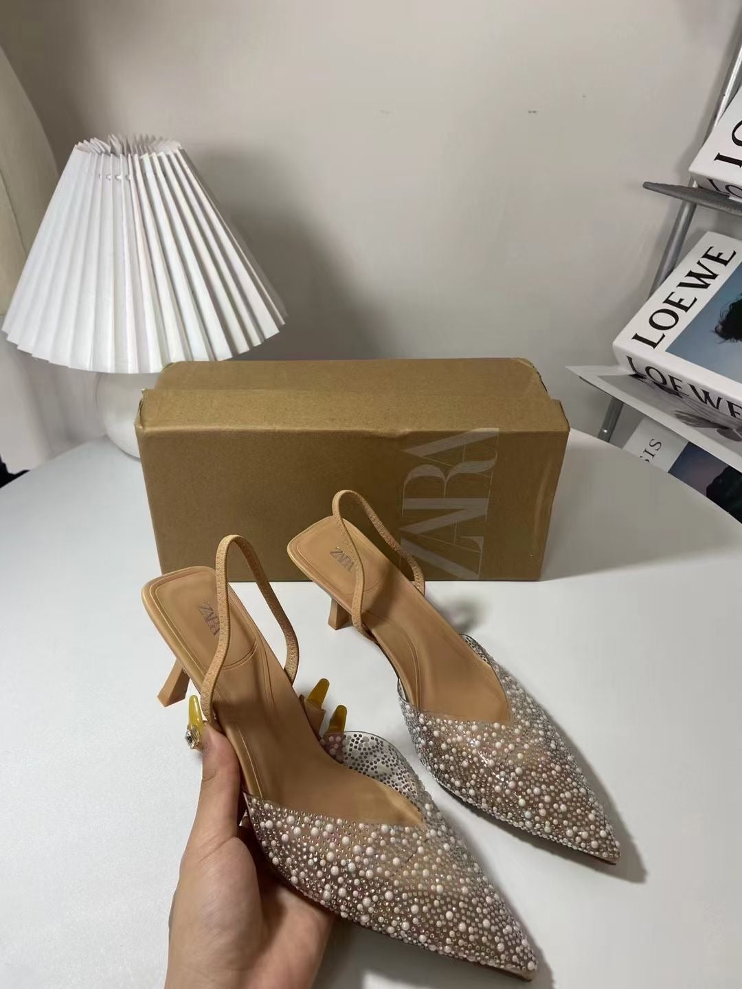 Stoneed Wedding Heel 036