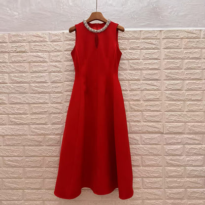 Pearl Neck Dress
