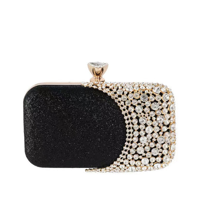 Velvet Stoned Clutch Bag