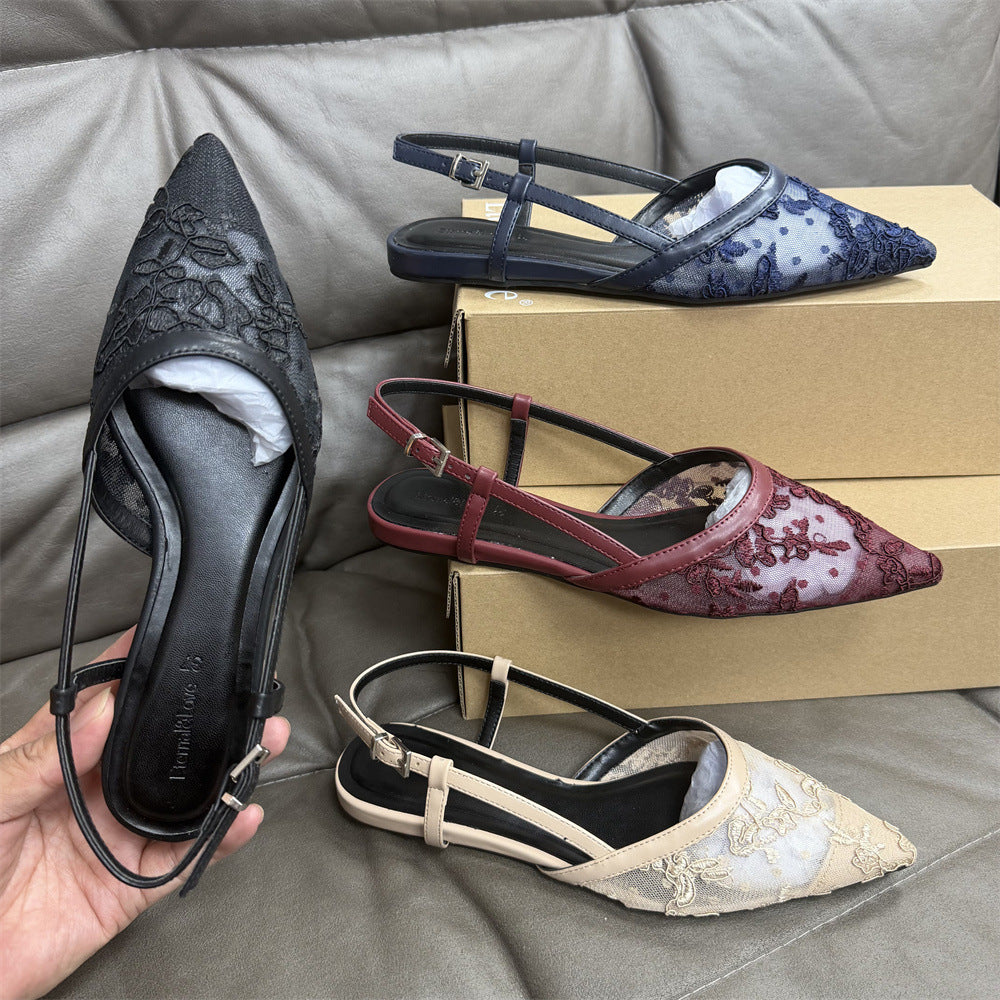 E & L Slingback Flat 148