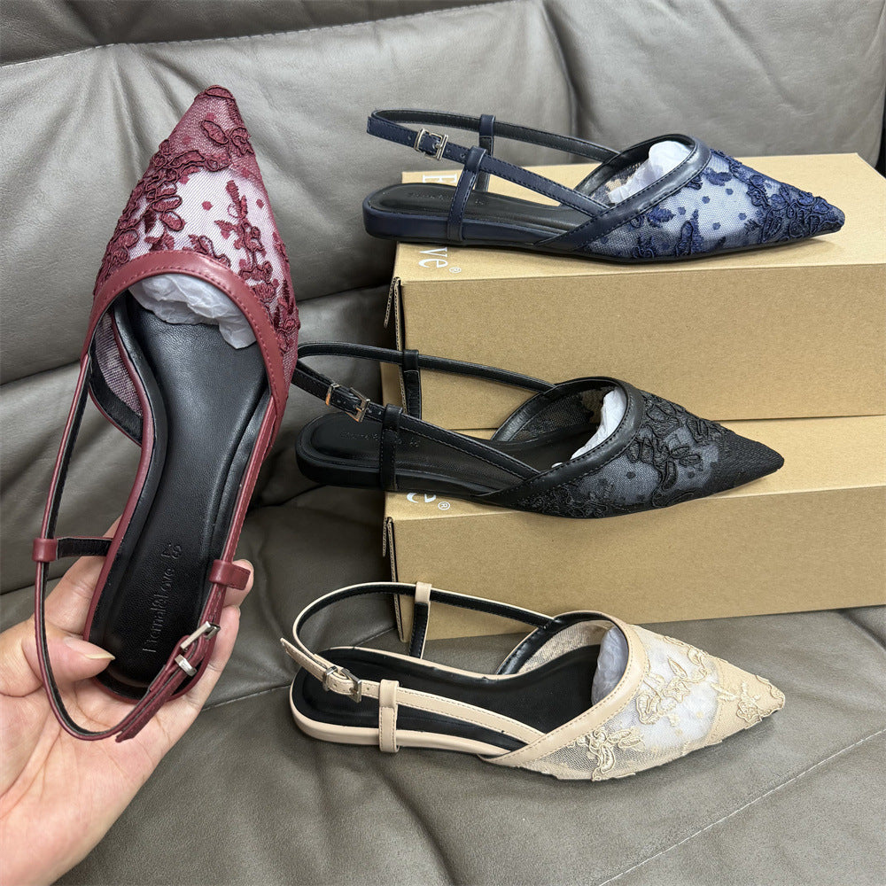 E & L Slingback Flat 148