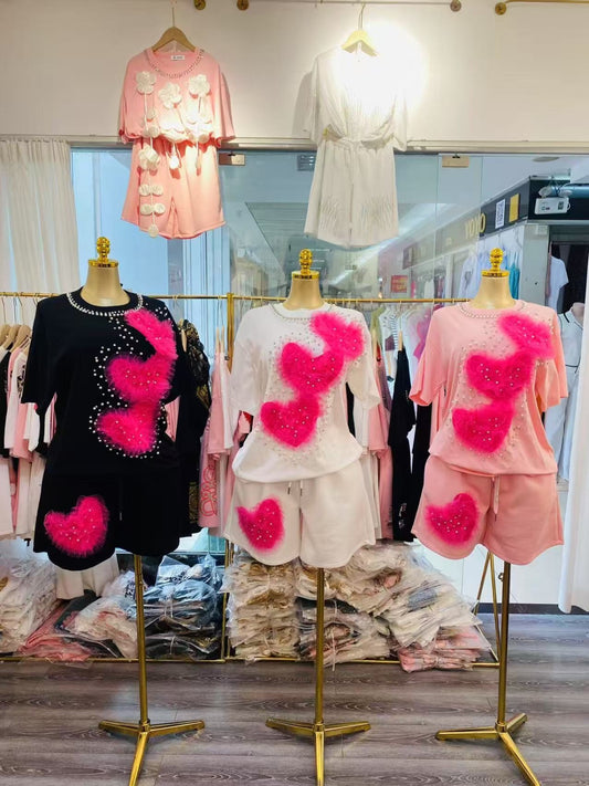 New in luxe 2piece short