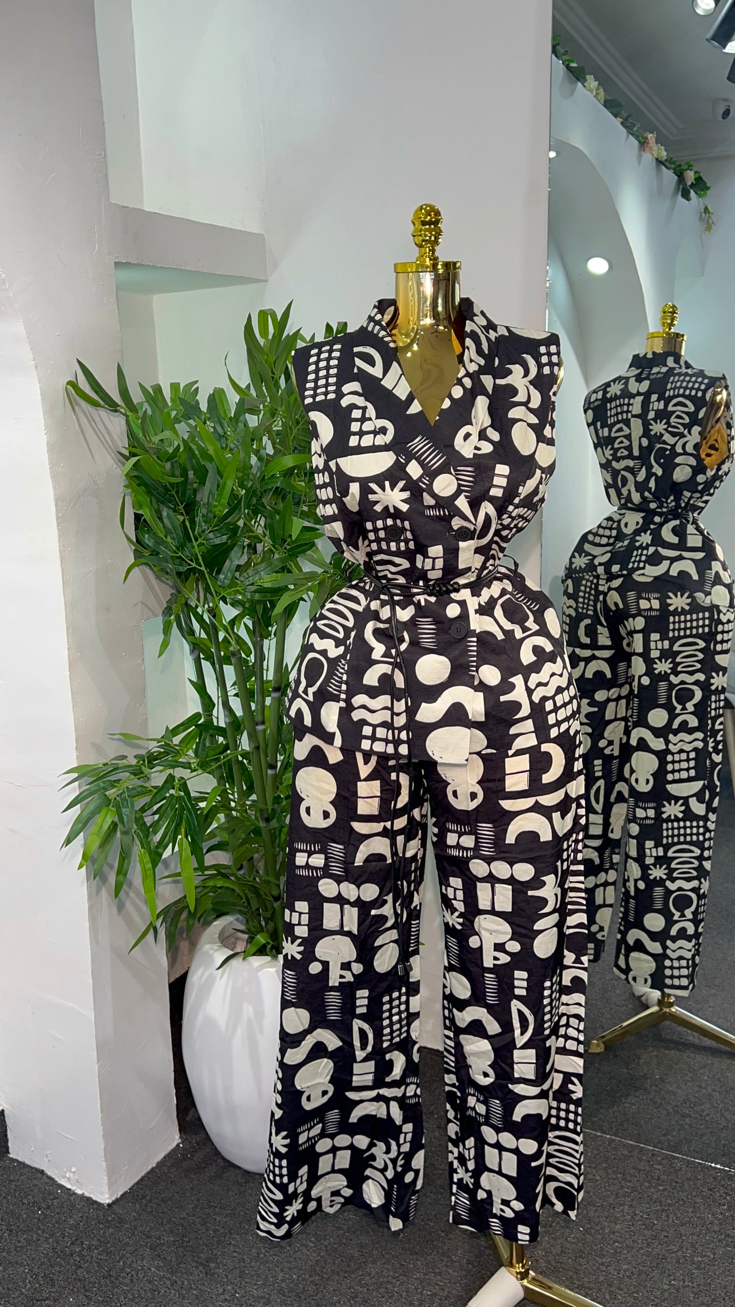 Cotton Sleeveless Set 130
