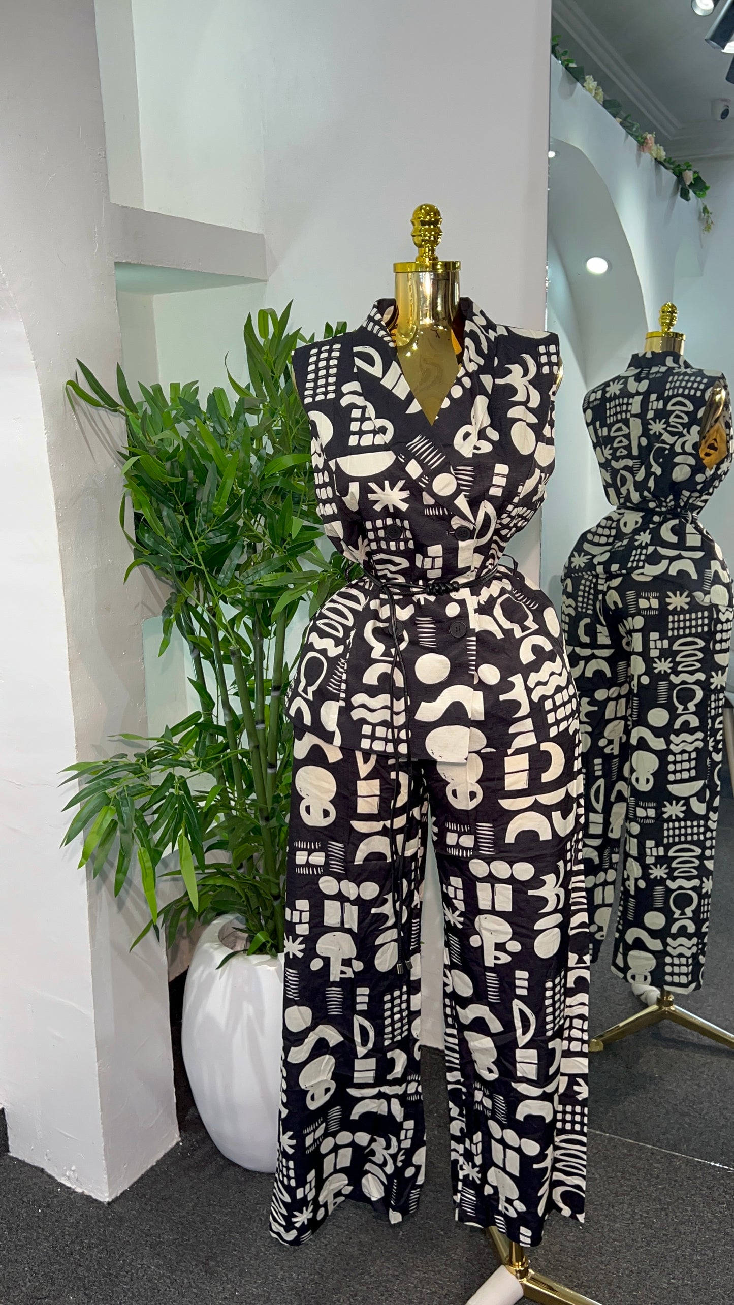 Cotton Sleeveless Set 130