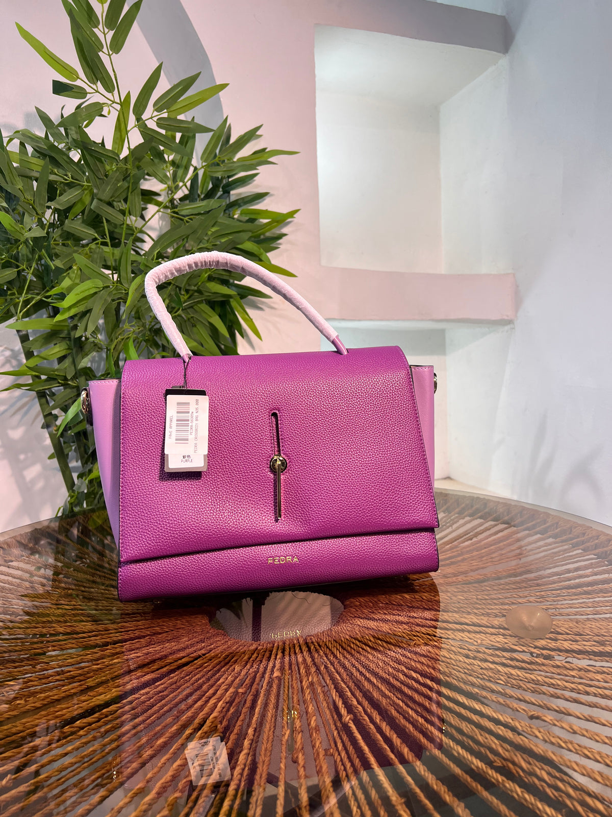 PEDRA STRUCTURED CROSSBODY BAG