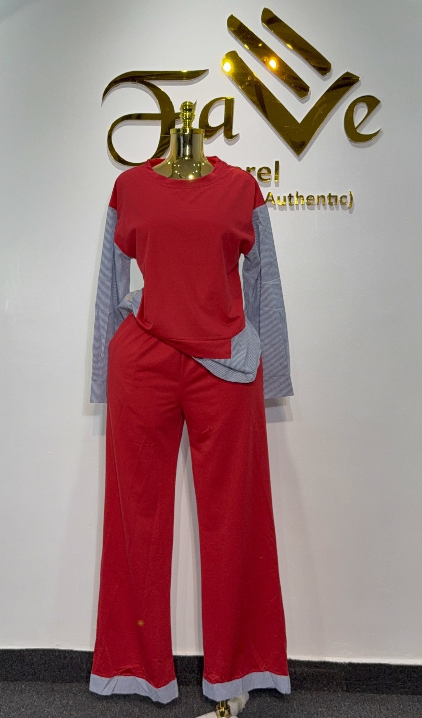 Sweat Strip Shirt 7013