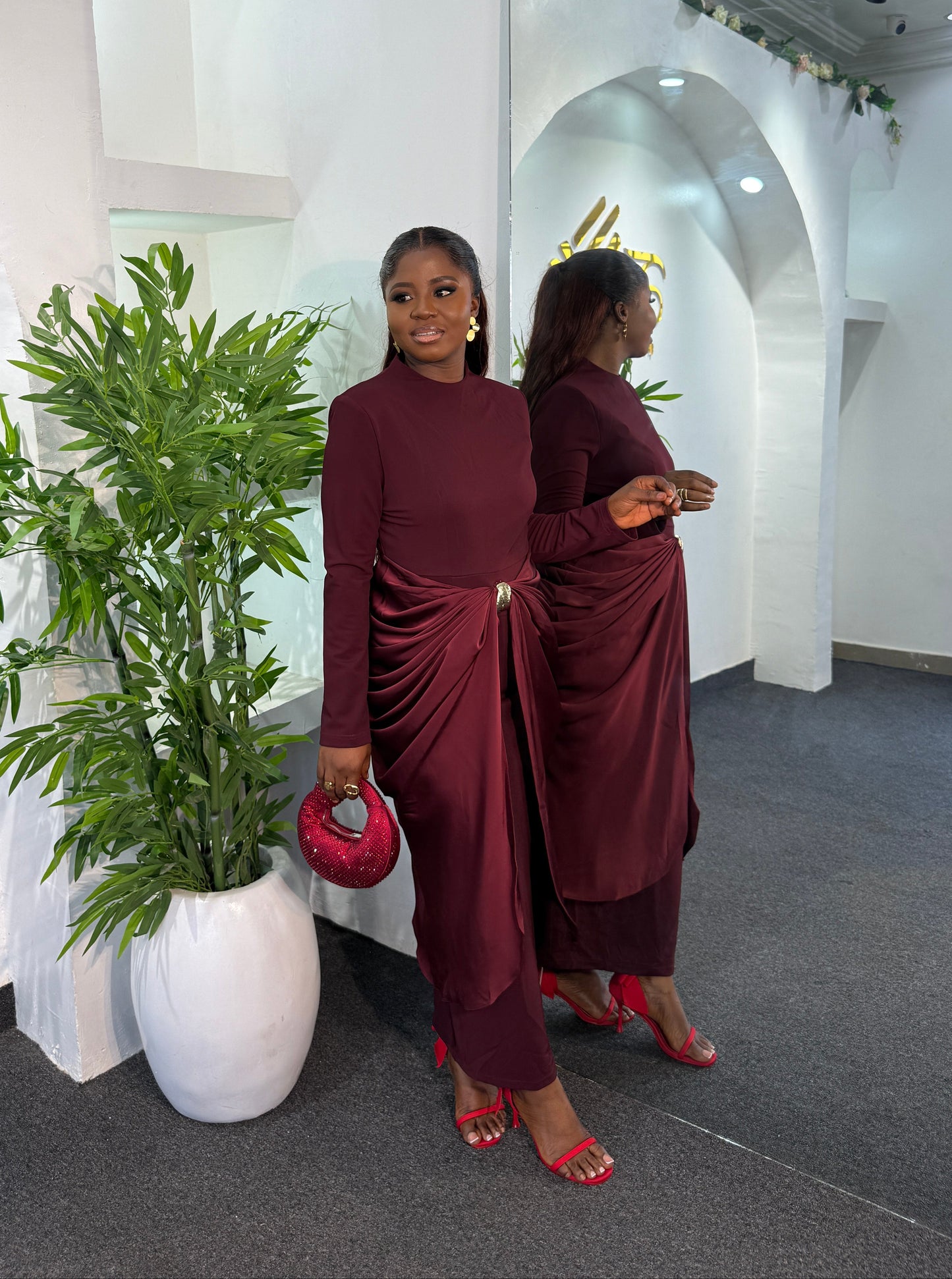 Elegant Ruched Dress