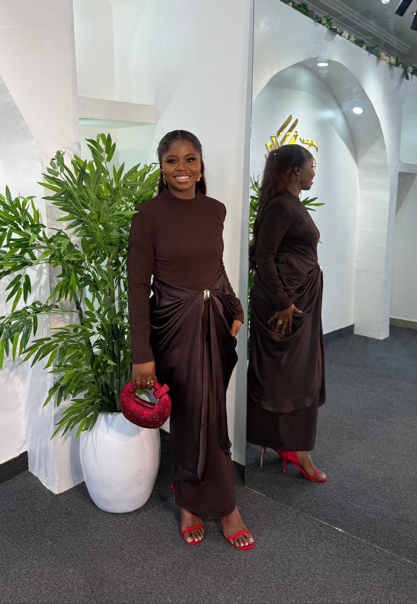 Elegant Ruched Dress