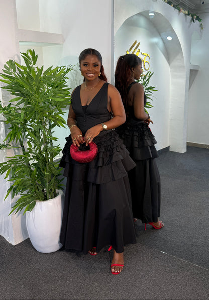 Royal Ruffle Dress