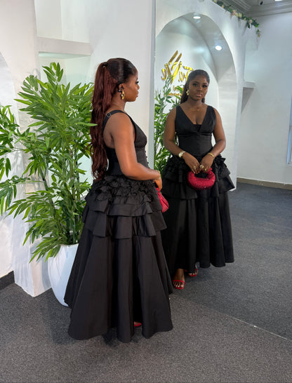 Royal Ruffle Dress