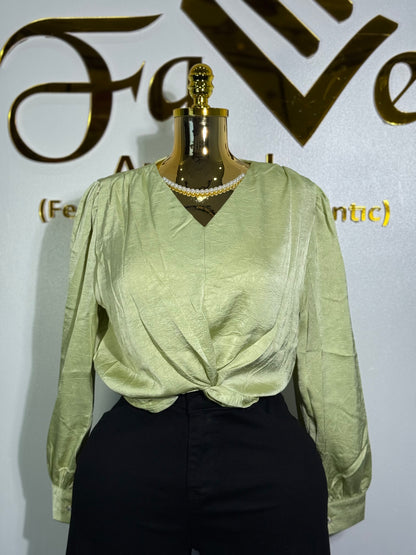 Silver Necklace Top 8970