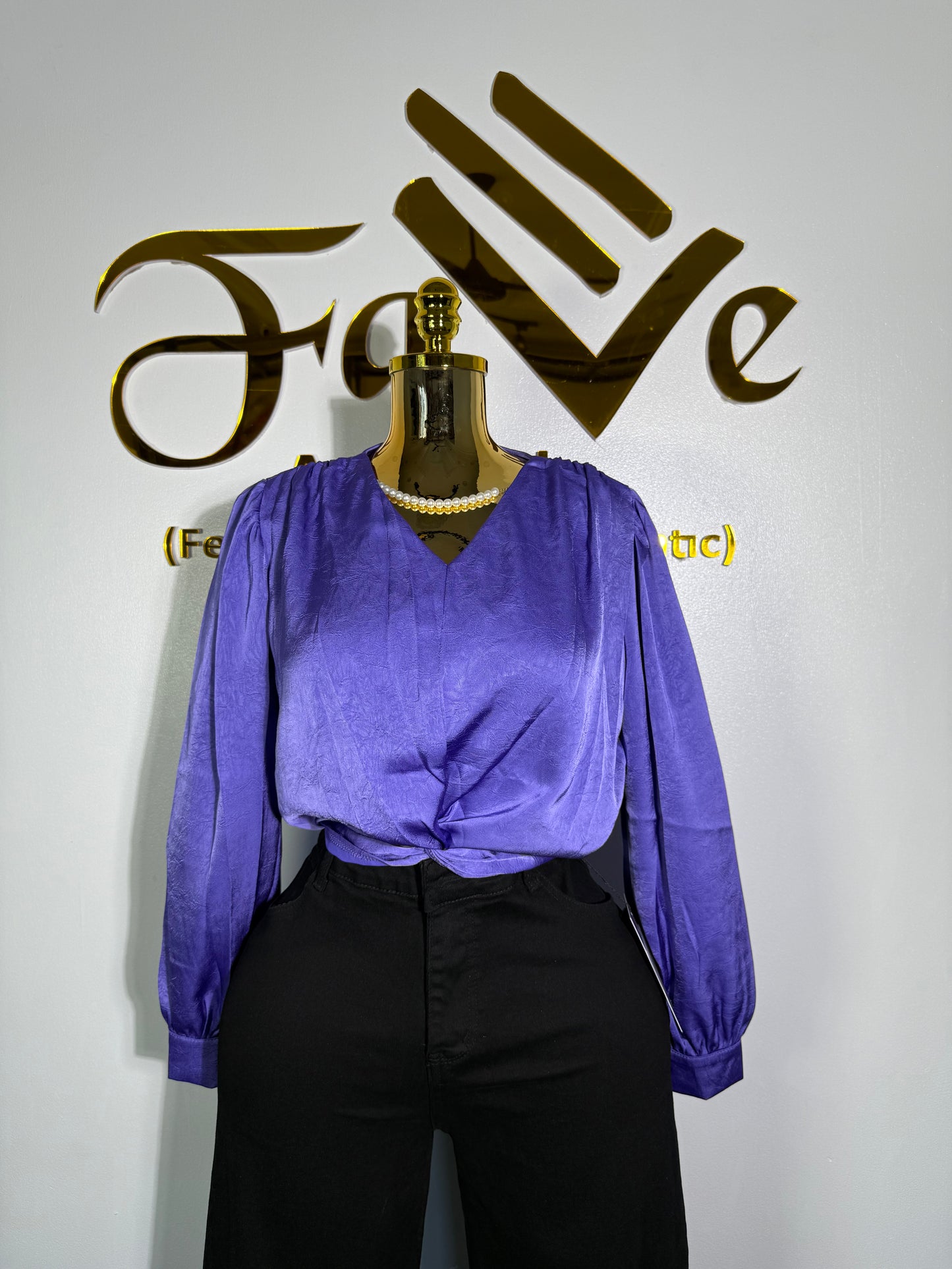 Silver Necklace Top 8970